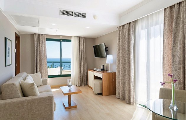 Hipotels Natura Palace - Wohnbeispiel Suite Meerblick (Zimmercodierung W1M)