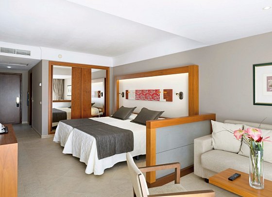 Hipotels Natura Palace - Wohnbeispiel Doppelzimmer Premium Meerblick (Zimmercodierung DMM)