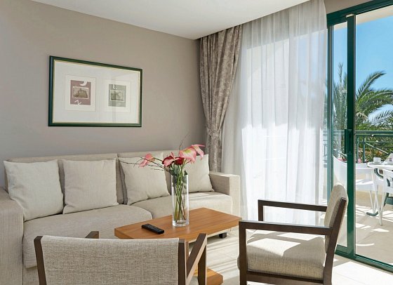 Hipotels Natura Palace - Wohnbeispiel Doppelzimmer Premium Meerblick (Zimmercodierung DMM)