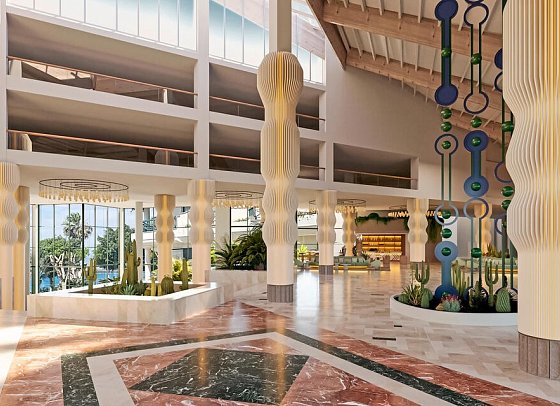 Hipotels Natura Palace - Modellbild Lobby