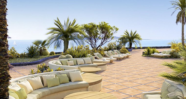 Hipotels Natura Palace - Modellbild Spa Terrasse
