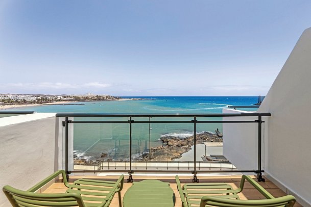 THB Lanzarote Beach - Wohnbeispiel Doppelzimmer Meerblick (Zimmercodierung DBM)