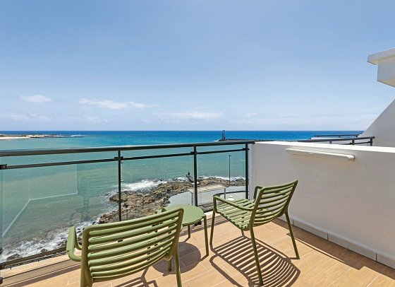THB Lanzarote Beach - Wohnbeispiel Familienzimmer Meerblick (Zimmercodierungen FBM & F1M)