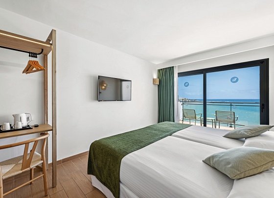 THB Lanzarote Beach - Wohnbeispiel Doppelzimmer Meerblick (Zimmercodierung DBM)
