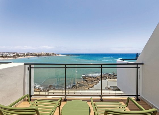 THB Lanzarote Beach - Wohnbeispiel Doppelzimmer Meerblick (Zimmercodierung DBM)