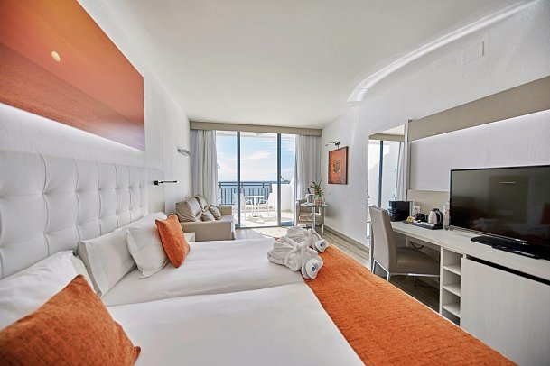 Sandos Papagayo - Wohnbeispiel Doppelzimmer Superior Meeblick Royal Elite (Zimmercodierungen DXM & DX2)