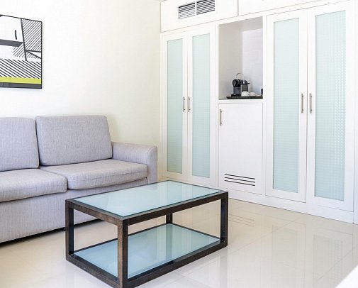 H10 White Suites Boutique - Wohnbeispiel Suite Gartenblick (Zimmercodierung WBG)