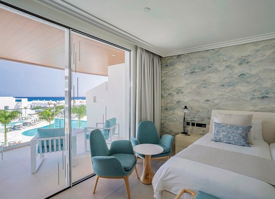 Lava Beach - Wohnbeispiel Doppelzimmer Standard Meerblick (Zimmercodierungen DGM & D1M)