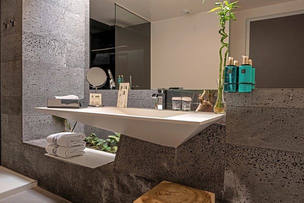 La Isla y el Mar Hotel Boutique - Wohnbeispiel Excellence Atlantic Suite (Bad) (Zimmercodierung WBM)