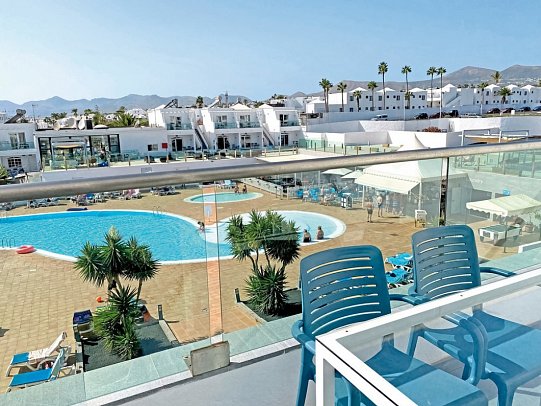 Plaza Palmeras - Wohnbeispiel Appartement 1 Schlafzimmer (Zimmercodierungen AB1 & AB2)