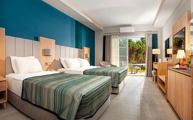 Ephesia Holiday Beach Club - Wohnbeispiel Doppelzimmer Superior Landblick (Zimmercodierungen DSL & DCL)