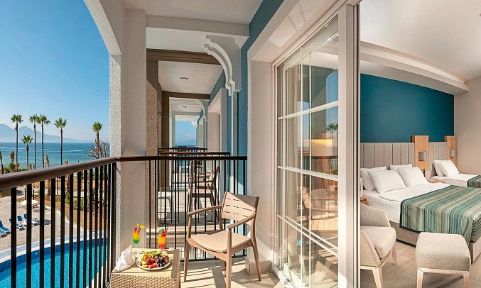 Ephesia Holiday Beach Club - Wohnbeispiel Doppelzimmer Superior Meerblick (Zimmercodierungen DSM & DCM)