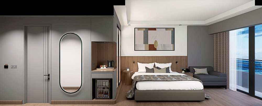 Korumar Deluxe Hotel - Modellbild Wohnbeispiel Doppelzimmer Standard (Zimmercodierungen DG1, DC1 & DGM)