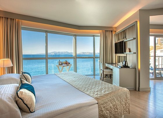 Charisma Deluxe Hotel - Wohnbeispiel Doppelzimmer Superior Meerblick (Zimmercodierungen DSM & DCM)