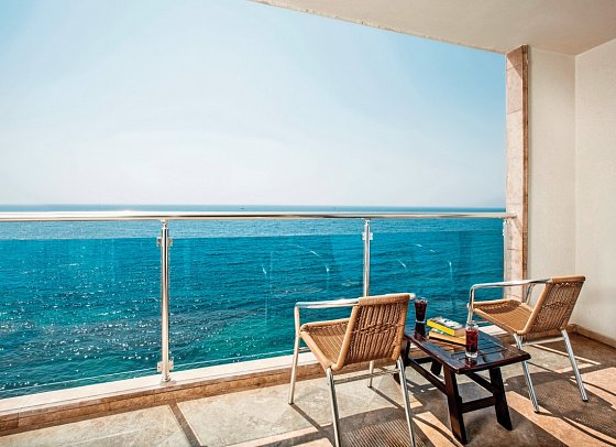 Charisma Deluxe Hotel - Beispiel Balkon Doppelzimmer Superior Meerblick (Zimmercodierungen DSM & DCM)