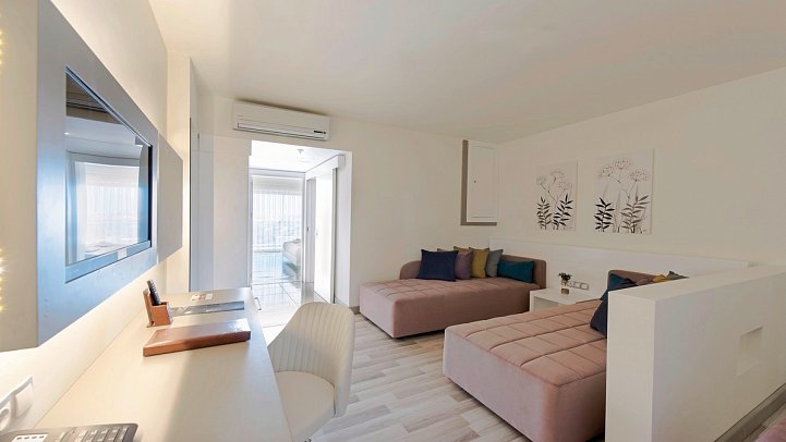 Flora Garden Ephesus - Wohnbeispiel Familienzimmer Landblick (Zimmercodierung FBL)