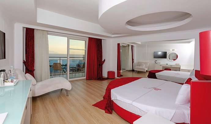 Sealight Resort Hotel Kusadasi - Wohnbeispiel Doppelzimmer Red Door