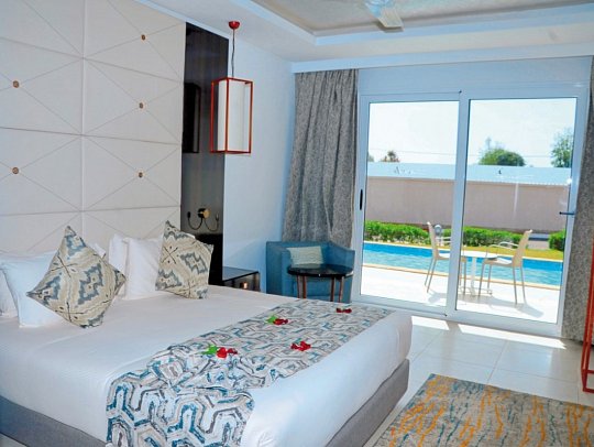 Pickalbatros White Beach Resort Taghazout - Wohnbeispiel Doppelzimmer Swim Up (Zimmercodierung D1Q)