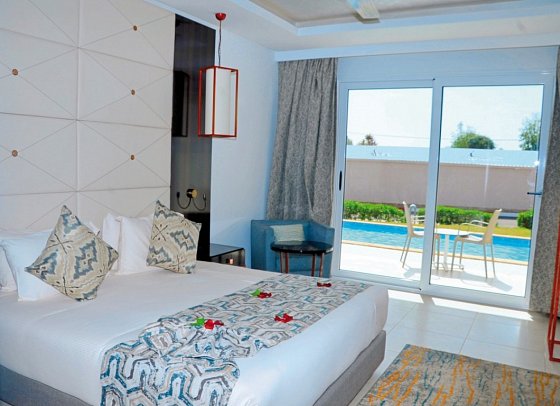 Pickalbatros White Beach Resort Taghazout - Wohnbeispiel Doppelzimmer Swim Up (Zimmercodierung D1Q)