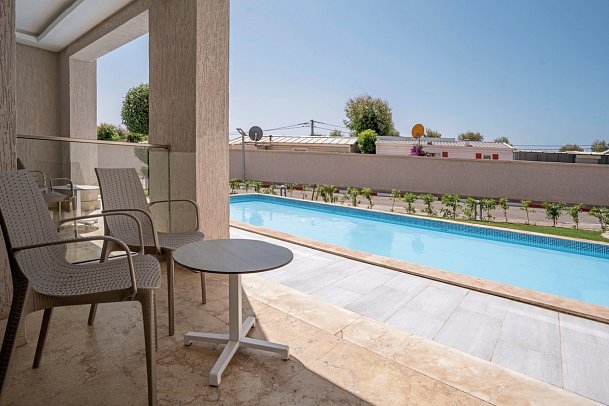 Pickalbatros White Beach Resort Taghazout - Wohnbeispiel Swim-Up (Zimmercodierungen D1Q & D2Q)