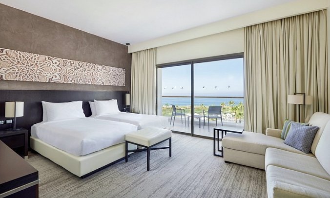 Hyatt Place Taghazout Bay - Wohnbeispiel Doppelzimmer Meerblick (Zimmercodierungen D1M, DC2 & DBC)