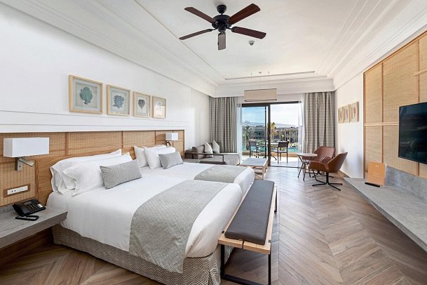 RIU Palace Tikida Taghazout - Wohnbeispiel Doppelzimmer Meerblick (Zimmercodierungen DVM & D1M)