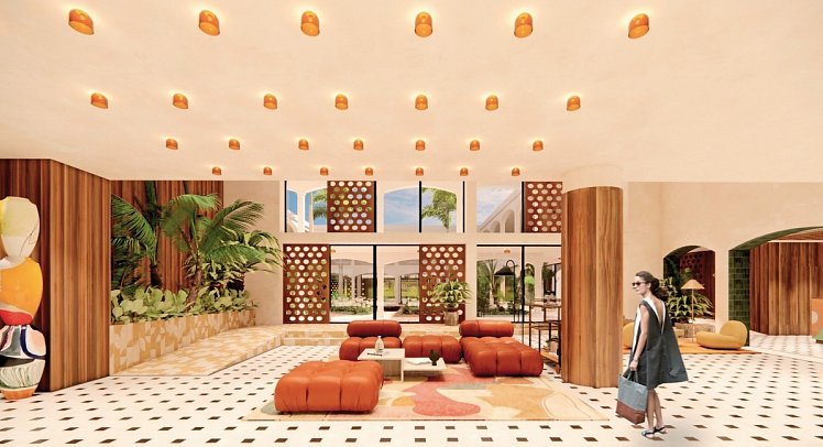 Kimpton Los Monteros - Modellbild Lobby