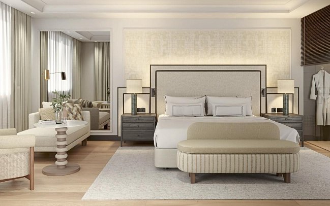 Hacienda del Mar Meliá Collection - Wohnbeispiel Doppelzimmer Deluxe frontaler Meerblick (Zimmercodierung DDM)