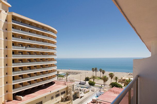 Ibersol Torremolinos Beach - Blickbeispiel Doppelzimmer seitl. Meerblick (Zimmercodierung DBN)