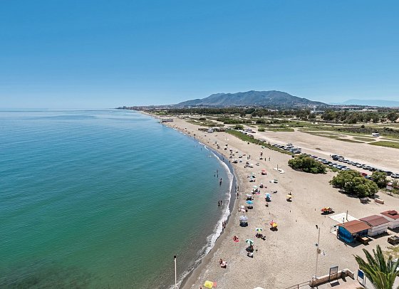 SOL Málaga Guadalmar - Blickbeispiel Doppelzimmer Meerblick (Zimmercodierungen D1M, D2M, DSM & DS1)