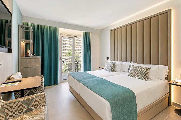 Sol Torremolinos – Don Marco - Wohnbeispiel Doppelzimmer Poolblick (Zimmercodierungen D1P & D2P)