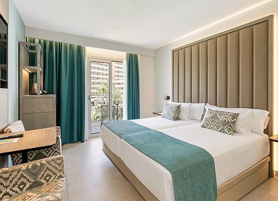SOL Torremolinos Don Marco - Wohnbeispiel Doppelzimmer Poolblick (Zimmercodierungen D1P & D2P)