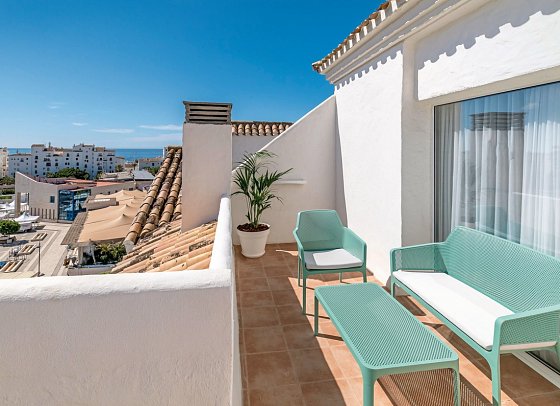 Occidental Puerto Banús - Terrassenbeispiel Juniorsuite (Zimmercodierung JB1)