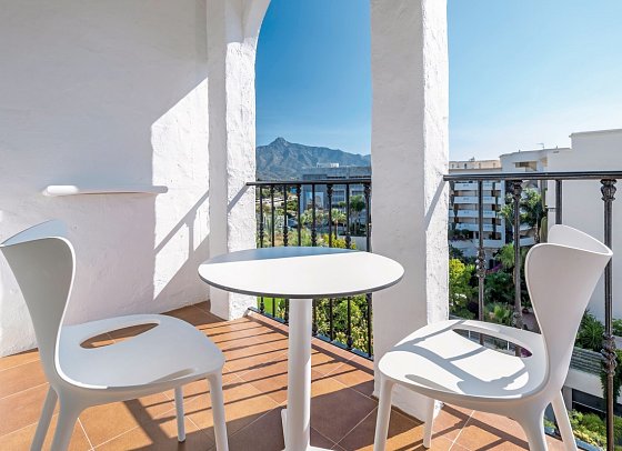 Occidental Puerto Banús - Balkonbeispiel Doppelzimmer Superior (Zimmercodierungen DS1 & TS1)