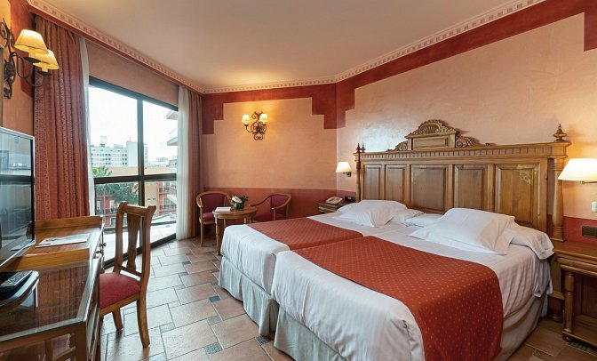 Hotel MS Amaragua - Wohnbeispiel Doppelzimmer seitl. Meerblick (Zimmercodierung DBN)