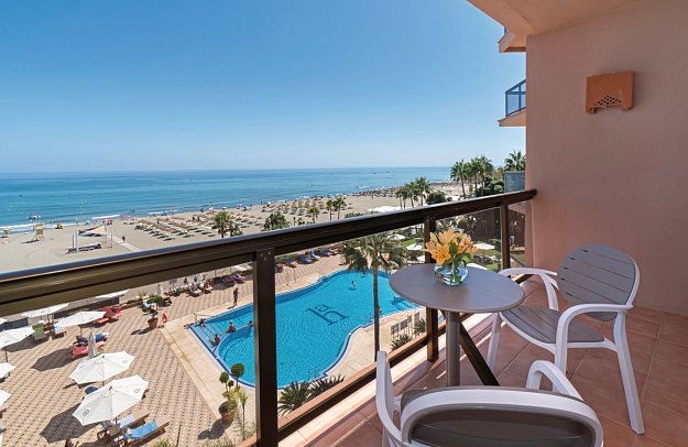 Hotel MS Amaragua - Balkon-/Blickbeispiel Juniorsuite Meerblick (Zimmercodierung JBM)