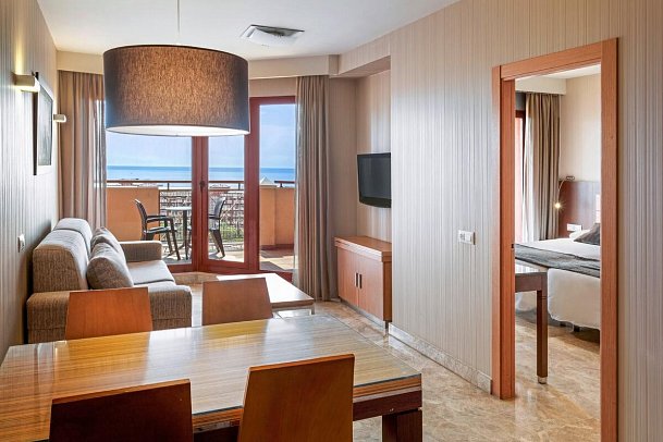 Holiday World Polynesia Affiliated by Meliá - Wohnbeispiel Juniorsuite Meerblick (Zimmercodierungen JBM & J1M)