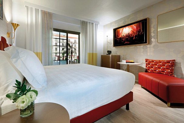 Hard Rock Hotel Marbella - Wohnbeispiel Doppelzimmer Deluxe (Zimmercodierung DD1)