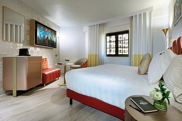 Hard Rock Hotel Marbella - Wohnbeispiel Doppelzimmer Superior (Zimmercodierung DS1)