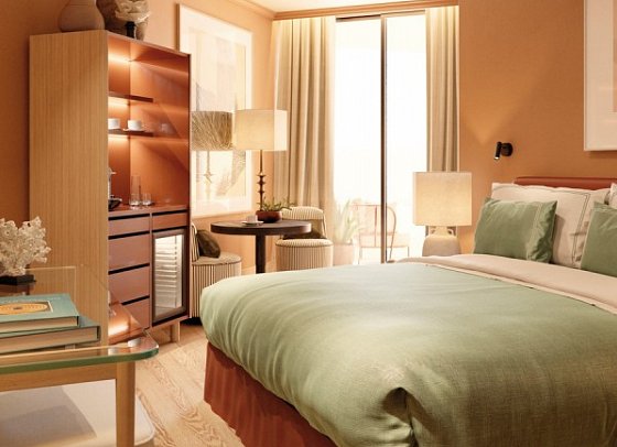 El Fuerte Marbella - Wohnbeispiel Doppelzimmer seitl. Meerblick (Zimmercodierung DBN)