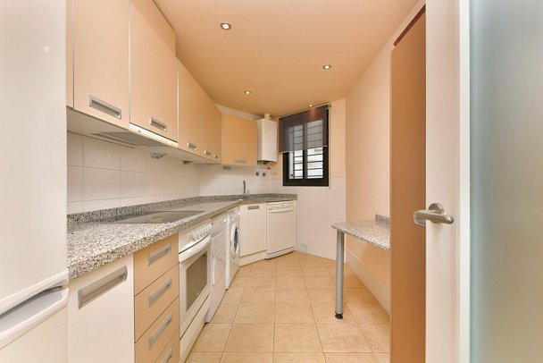 Olée Nerja Holiday Rentals - Küchenbeispiel Appartement 2 Schlafzimmer (Zimmercodierungen OBN & OBM)
