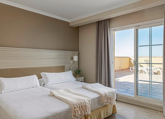 Iberostar Waves Málaga Playa - Wohnbeispiel Suite Meerblick (Zimmercodierungen WB1 & WB2)