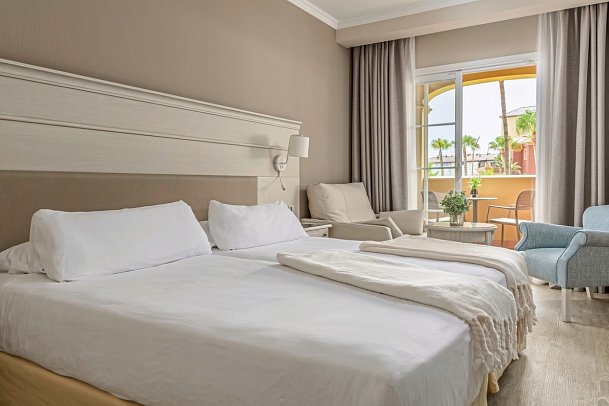 Iberostar Waves Málaga Playa - Wohnbeispiel Doppelzimmer (Zimmercodierungen DB1, DB2, D1G, D2G, D1N & D2N)