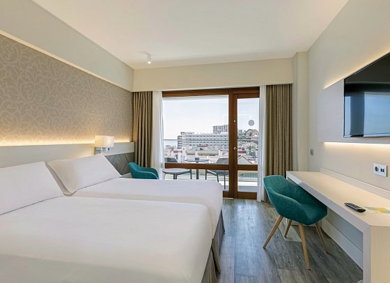 SOL Torremolinos Don Pablo - Wohnbsp. Doppelzimmer seitlicher Meerblick (Zimmercodierungen D1N & D2N)