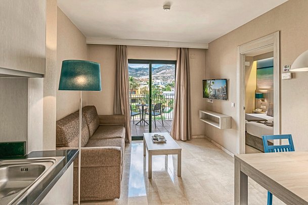 Benalmádena Palace - Wohnbeispiel Appartement 1 Schlafzimmer (Zimmercodierungen AB1, AB2, AB4, AB5, ABP, A1P, A2P, A3P, ABN, A2N, A3N & A4N)