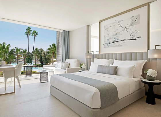 Ikos Andalusia - Wohnbeispiel Doppelzimmer Superior Poolblick (Zimmercodierungen DSP & F1P)