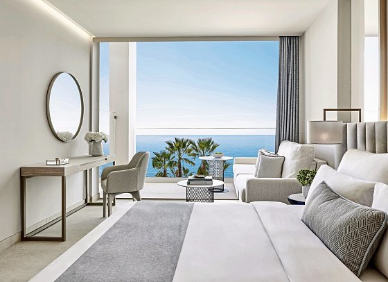 Ikos Andalusia - Wohnbeispiel Doppelzimmer Superior Meerblick (Zimmercodierung DSM)