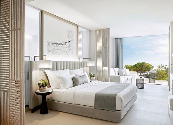 Ikos Andalusia - Wohnbeispiel Juniorsuite Gartenblick (Zimmercodierung J1G)