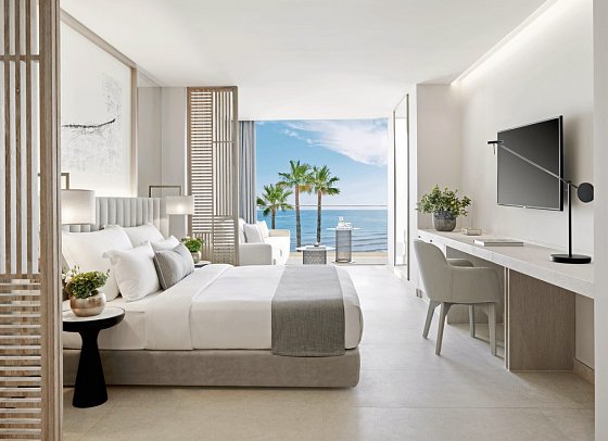 Ikos Andalusia - Wohnbeispiel Juniorsuite Deluxe Meerblick (Zimmercodierung JDM)