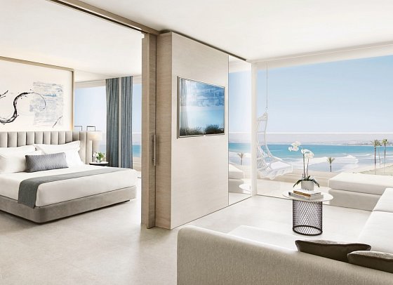 Ikos Andalusia - Wohnbeispiel Deluxe Suite 1 Schlafzimmer Meerblick (Zimmercodierung WDM)